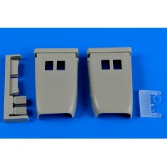 1/48 Mikoyan MiG-23MF/MiG-23ML Flogger Correct Air Intakes for Trumpeter kit (resin)