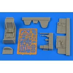 1/48 Messerschmitt Bf-109F-2/F-4 Cockpit Set for Eduard kit