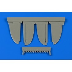 1/48 Macchi MC.202 Folgore (Late) Control Surfaces for Eduard/Hasegawa kit