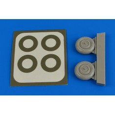 1/48 Yak-3 Wheels & Paint Masks