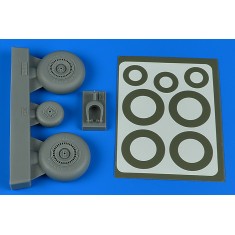 1/48 Do 217N Wheels & Paint Masks Early Ver. B for ICM kits