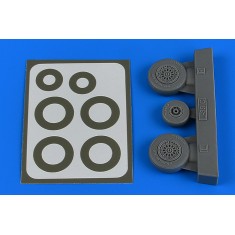 1/48 L-39C Albatros Wheels & Paint Masks for Trumpeter kits