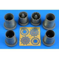1/48 Sukhoi Su-27 Flanker B Exhaust Nozzles for Kitty Hawk kits