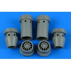 1/48 Boeing F/A-18E/F Super Hornet Exhaust Nozzles (opened) for Hobby Boss kits