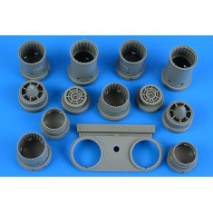 1/48 RA-5C Vigilante Exhaust Nozzles Early for Trumpeter kits