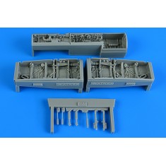 1/48 McDonnell Douglas F/A-18E/F/G Super Hornet Wheel Bay for Meng kits