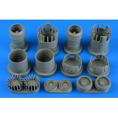 1/48 SR-71A Blackbird Exhaust Nozzles (closed) for Revell kits