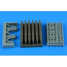 1/48 Mil Mi-8MT/Mi-17 Hip Pylons for AMK/Annetra Kit
