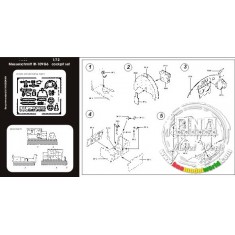 1/72 Messerschmitt Bf-110G Cockpit Set for Italeri kit