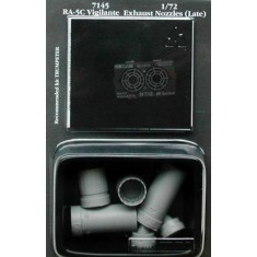 1/72 Ra-5C Vigilante Exhaust Nozzles - Late Version for Trumpeter kit