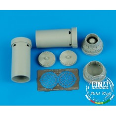1/72 Grumman F-14A Tomcat Exhaust Nozzles - Varied P. for Fujimi kit