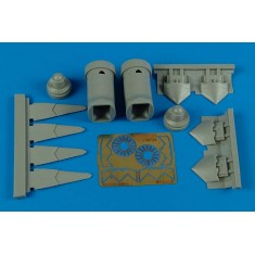 1/72 Boeing F-22A Raptor Exhaust Nozzles for Fujimi kits
