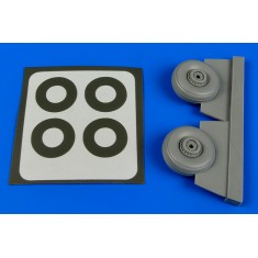 1/72 Douglas C-47 Skytrain Wheels & Paint Masks for Airfix kit