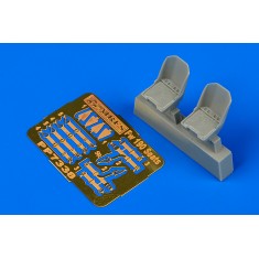 1/72 Focke-Wulf Fw 190 Seats for Eduard kit (Resin+PE)