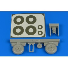 1/72 Wellington Wheels & Paint Masks (Late) for Airfix kits