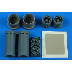 1/72 F-14D Tomcat Exhaust Nozzles (opened) for Tamiya kit