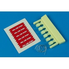 1/48 Aim 9 L/M/N Seeker Head Cover with R.B.F Flags - IDF
