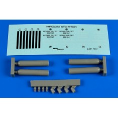 1/48 Compressed Gas Bottles - Nitrogen