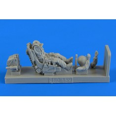 1/48 Soviet Fighter Pilot w/Ejection Seat for Sukhoi Su-27 Flanker for Academy (1 Pilot)