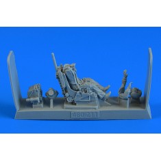 1/48 Soviet Fighter Pilot with Ejection Seat For Su-27 Flanker (Early/Late)