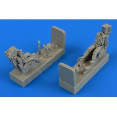 1/72 US Navy Pilot & Operator with Ejection Seats for F14A/B Tomcat for Hasegawa/Fujimi