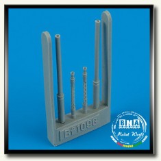1/32 Bf 109G Gun Barrels for Hasegawa kit