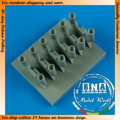 1/32 Spitfire MK.IX Exhaust Oval Type for Tamiya kit