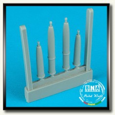 1/48 Supermarine Spitfire F Mk.22 Cannon Barrels for Airfix kit