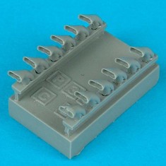 1/48 Bell P-39C/D Airacobra Exhaust for Eduard kit