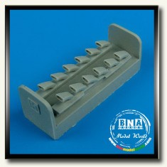 1/48 Messerschmitt Bf-109K Exhaust for Hasegawa kit