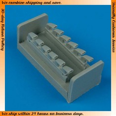 1/48 Messerschmitt Bf 109F Exhaust for ICM kit