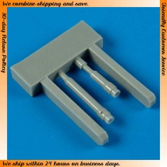 1/48 Messerschmitt Me 262A1/U-5 Gun Barrels for HobbyBoss kits 