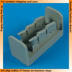 1/48 Supermarine Spitfire Mk.I/Mk.la/Mk.lla Exhaust - Oval for Airfix kits 