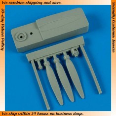 1/48 Messerschmitt Bf 109E Propeller w/tool for Eduard kits