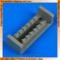 1/48 North-American P-51A Mustang/Mk.IA Exhaust for Accurate Miniatures and Italeri kits 