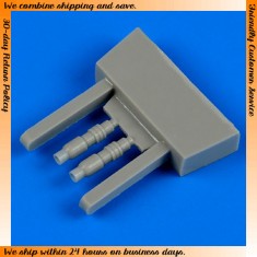 1/48 Sepecat Jaguar A/GR.1/GR.3 Gun Barrels for Kittyhawk Models kits 