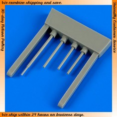 1/48 Mikoyan MiG-3 Early Gun Barrels and Pitot set for Trumpeter kit