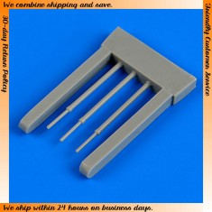 1/48 de Havilland Vampire FB.MK.9 Pitot Tubes for Trumpeter kit