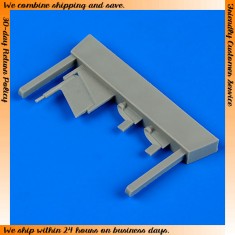 1/48 McDonnell F-101A/C Voodoo Fuel Antennas for KittyHawk kit