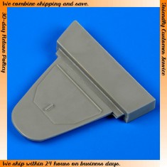 1/48 Messerschmitt Bf-109G Cockpit's Rear Bulkhead (Closed) for Eduard kit