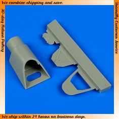 1/48 Messerschmitt Bf-109G Opened Cockpit's Rear Bulkhead Eq. MW-50 / GM-1 for Eduard kit
