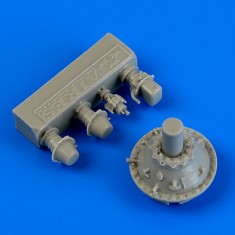 1/48 Vought F4U-5 Corsair Correct Engine Reductor for Hobby Boss kit (resin)