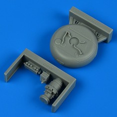 1/48 AH-64D Longbow Apache AN/APG-78 Fire Control Radar for Hasegawa kits