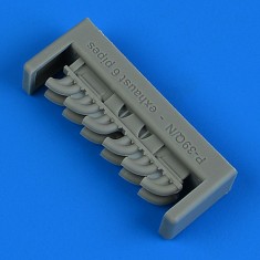 1/48 P-39Q/N Airacobra Exhaust (6 Pipes) for Arma Hobby Kit