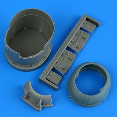 1/48 F6F-5 Hellcat Cowling And Cooling Flaps (Opened) for Eduard kit