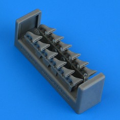 1/48 P-39Mk.I Airacobra Exhaust - Fishtail Type for Arma Hobby kit