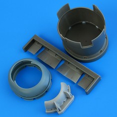 1/48 F6F-3 Hellcat Late Cowling with Open Flaps for Hobby Boss Kit