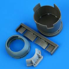 1/48 F6F-3 Hellcat Early Cowling with Closed Flaps for Hasegawa Kit