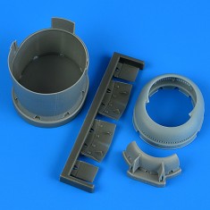1/48 F6F-3 Hellcat Late Cowling with Open Flaps for Eduard Kit