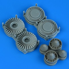 1/48 Lockheed S-3 Viking Detailed Fan & Exhaust Turbine for Italeri/ESCI/AMT/ERTL Kits